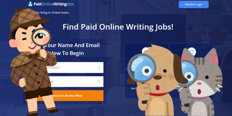 is paid online writing jobs legit