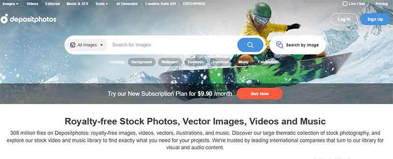 depositphotos sell your digital graphic and videos